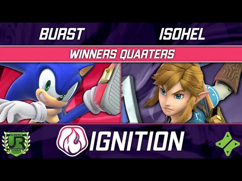 Burst (Sonic) vs isohel (Link) - Ignition 301 WINNERS QUARTERS