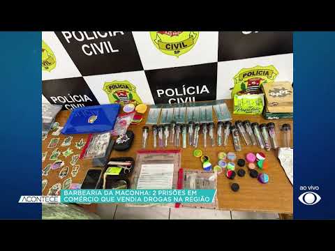 Polícia fecha barbearia usada para o tráfico em Santo Antônio de Posse