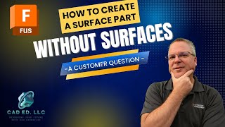 Creating a surface part without surfaces