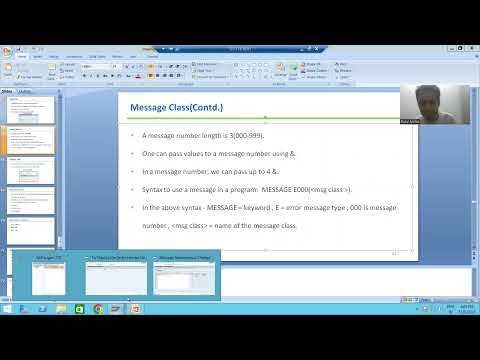 28 - ABAP-Programmierung - Nachrichtenklasse Teil 4