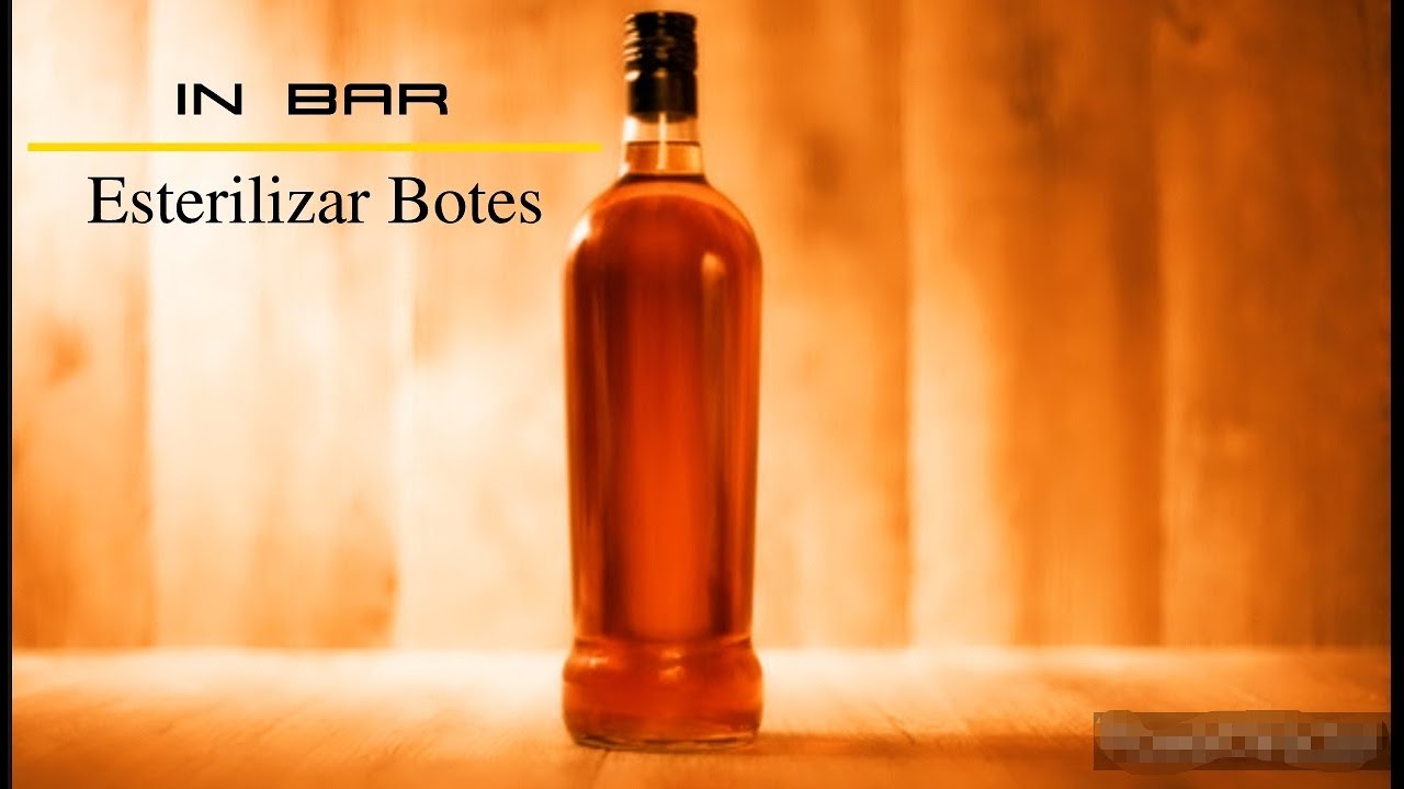 Como esterilizar los botes de cristal para tus licores.