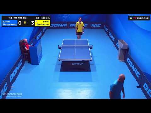 20:05 Artem Maksymenko - Serhii Zemiantsev 31.08.2023 TT Euro.Cup Ukraine Star. Table 4