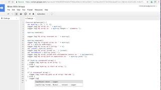 Working with Arrays: Introduction to Programming with Google Sheets 12-C