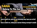 SANA - I Belong To The Zoo (Guitar Tutorial with Chords Lyrics)