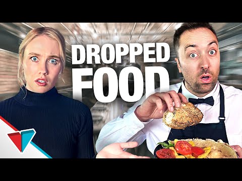 Seeing a waiter drop your food