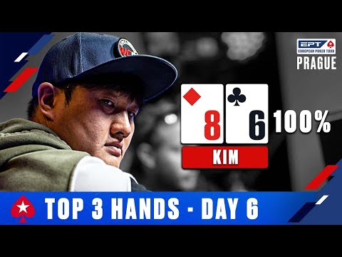 TOP 3 POKER HANDS | EPT Prague Day 6 Highlights ♠️ PokerStars