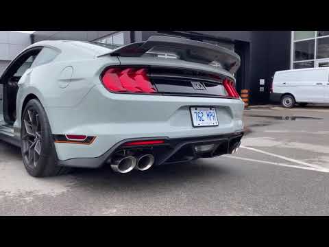 2021 Ford Mustang Mach 1, steeda xpipe, res delete.. exhaust set to sport mode