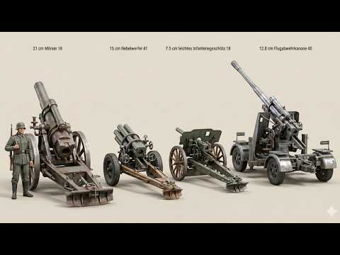 Every German Artillery Gun of WWII - Ranked & Explained