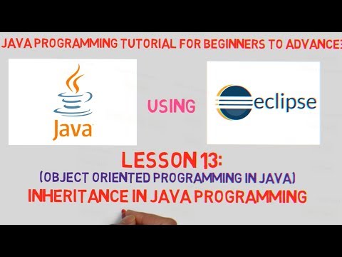 Java Programming Lesson 13 Inheritance In Java Programming With Easy To Understand Example