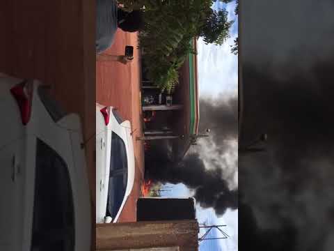 Imagens Incêndio em posto de gasolina em Rurópolis