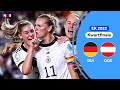 Oostenrijk maakt het Duitsland heel lastig | samenvatting Duitsland - Oostenrijk | EK 2022