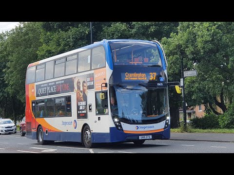 Journey on Route X63 | SN16OYA/10635 - Stagecoach North East: ADL E40D/ADL Enviro 400MMC