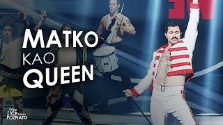 Matko Knešaurek kao Queen - We Will Rock You