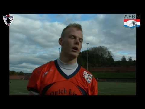 Pre Game interview  with Dutch Linebacker Jack Scheers