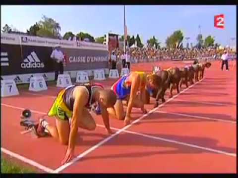 Ladji Doucouré 12"97 - Record de France du 110m haies (2005)