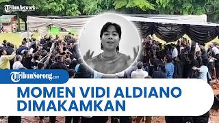 Momen Jenazah Vidi Aldiano Dimakamkan Diiringi Guyuran Hujan Deras di TPU Tanah Kusir