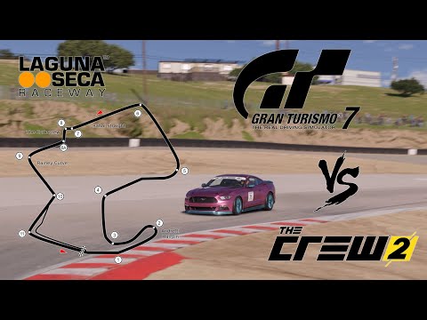 Laguna Seca Comparison (Gran Turismo 7 vs The Crew 2)