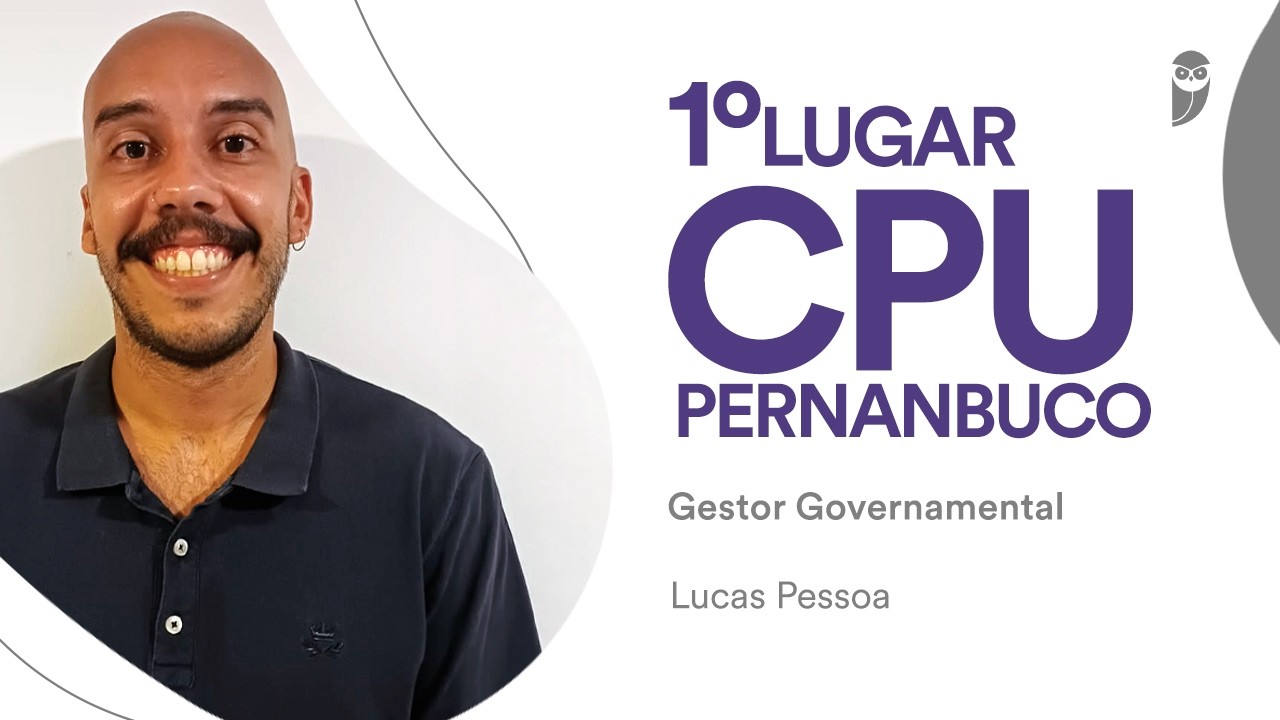 Aprovado CPU PE, Lucas Pessoa compartilha rotina e trajetória que o trouxe o 1º lugar