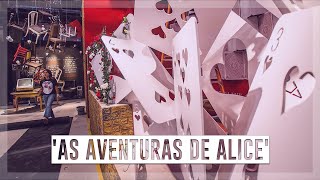 Exposição 'As Aventuras de Alice' é inaugurada no Farol Santander