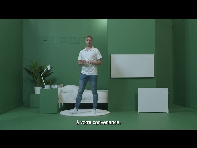 EUROM Mon Soleil Display 770 Wi-Fi Chauffage mural infrarouge - 770W - 18,2kg-image