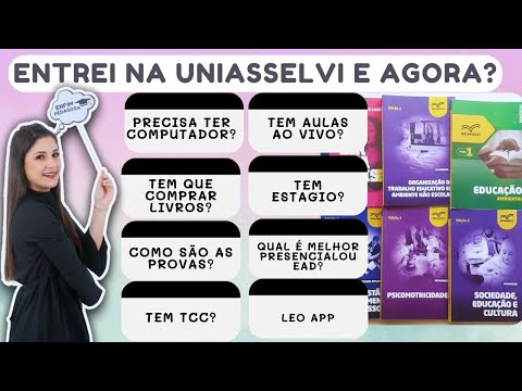 O QUE FAZER NO PRIMEIRO DIA DE AULA PEDAGOGIA EAD UNIASSELVI | COMO USAR O LEO APP LIVROS UNIASSELVI