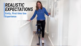 iWALK3.0 User Emily Gives Honest Review of First Time Using Her iWALK Crutch.