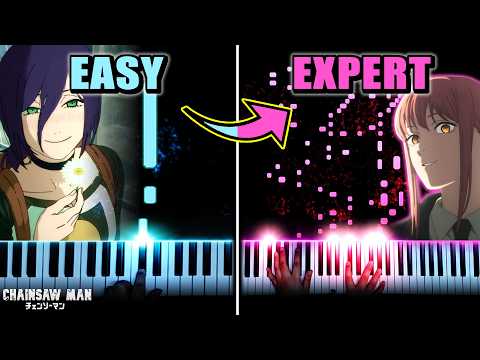 Chainsaw Man Movie: Reze Arc OP - IRIS OUT | EASY to EXPERT but...