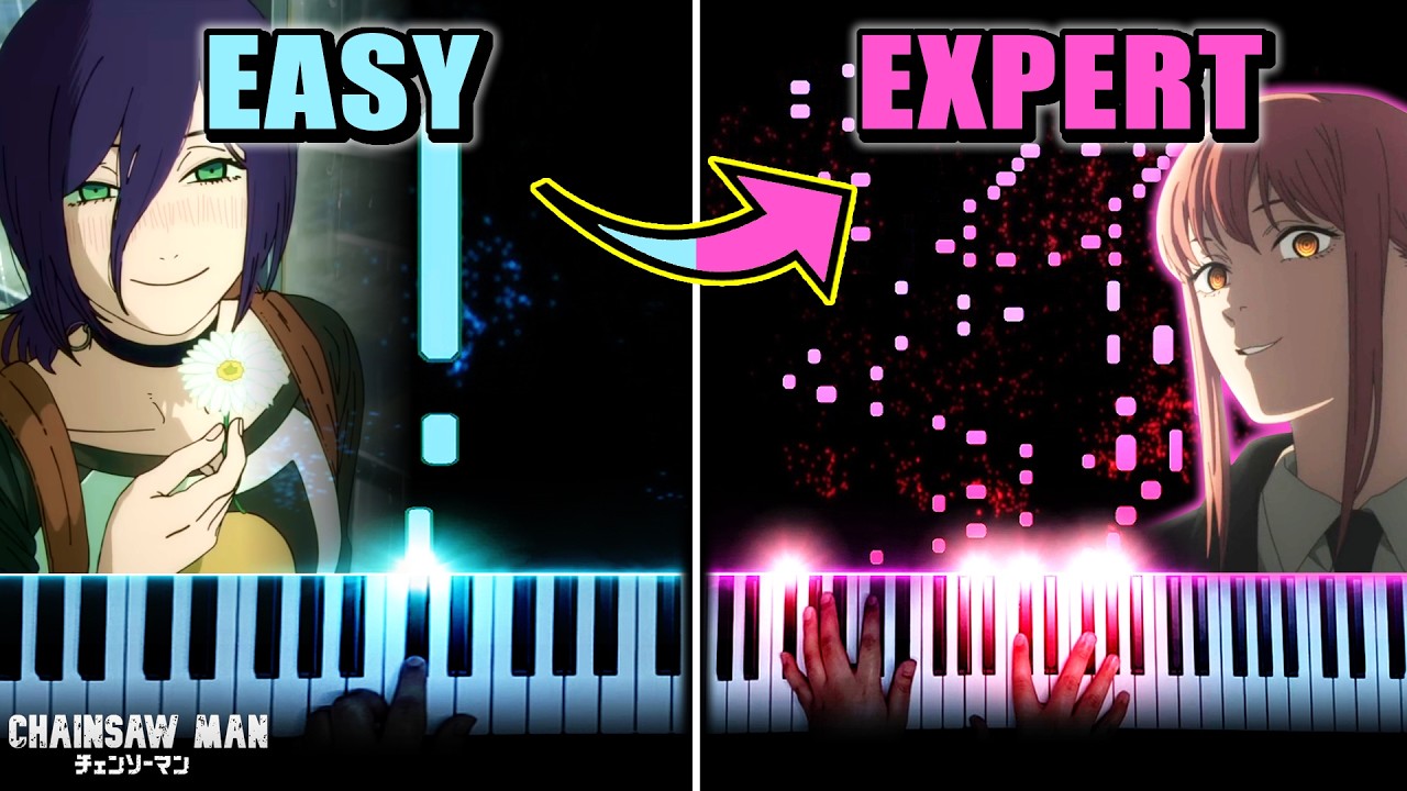 Chainsaw Man Movie: Reze Arc OP - IRIS OUT | EASY to EXPERT but...