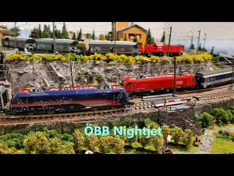 ÖBB Nightjet EN 421 Düsseldorf - Innsbruck & EN 470 Zürich - Hamburg Spur N LS Models