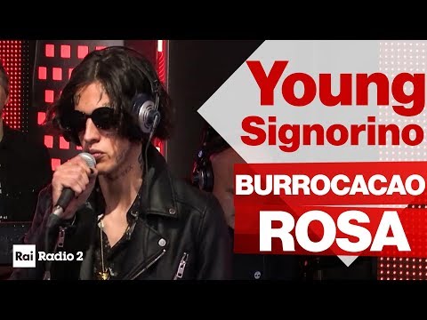 YOUNG SIGNORINO dal vivo a Radio2 Social Club - "BURROCACAO ROSA"