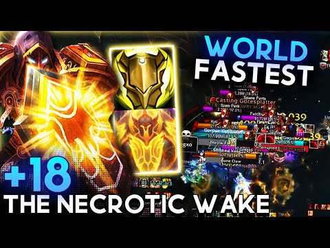 The Necrotic Wake +18 rank 1 speed | Lightsmith Prot pally | TWW SEASON 1 M+