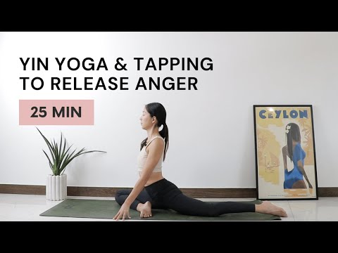 25min | Best Yin Yoga & Tapping To Release Anger | Annie Au Yoga