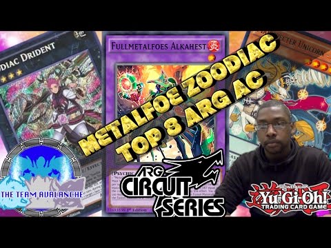 TOP 8 ARG ATLANTIC CITY METALFOE ZOODIAC | YUGIOH DECK PROFILE 2017 | Nathaniel Leon Morman