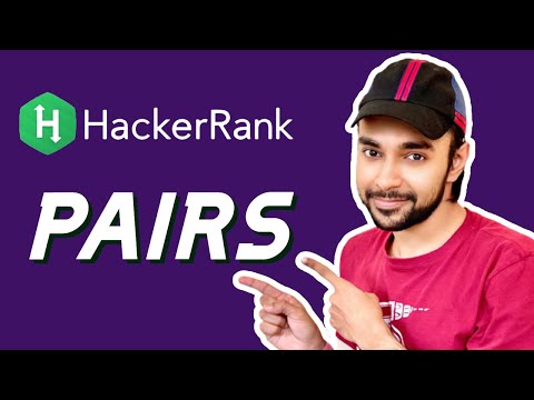 Pairs Hackerrank Solution Solution In Java