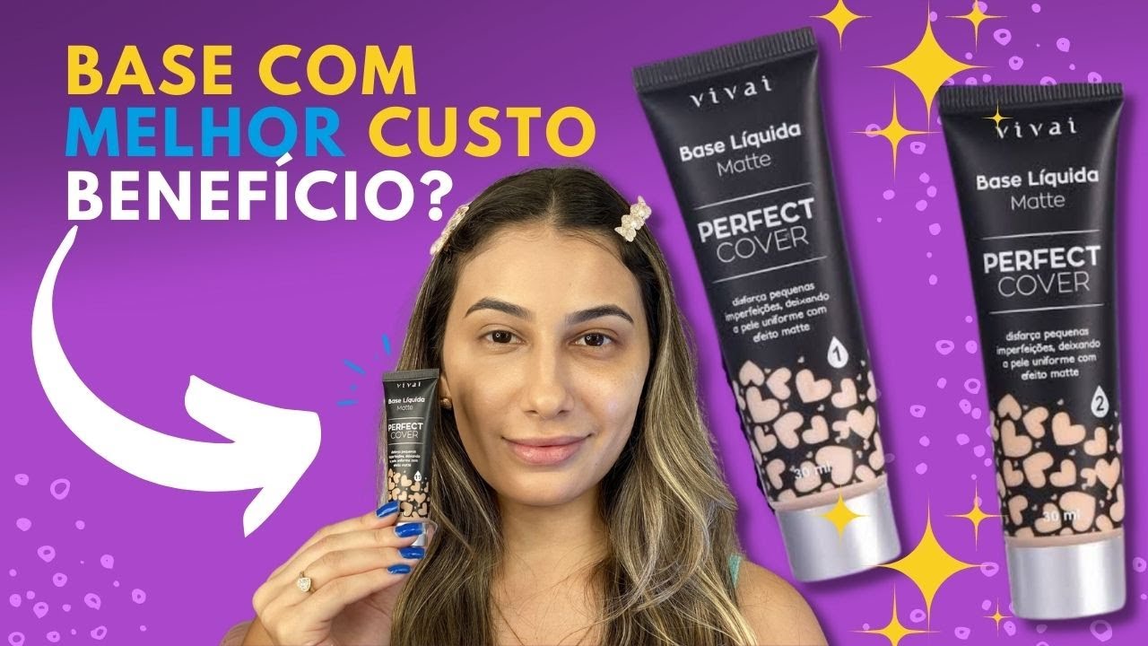 Base baratinha Conheça Base Perfect Cover VIVAI