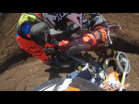 Devils Ridge  - 65cc 7 - 9 Moto 1with 2 flips and 2 crashes