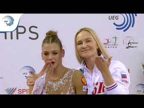 Aleksandra SOLDATOVA (RUS) – 2017 European silver medalist with Hoop