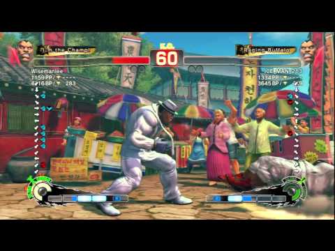 Wisemanlee (Balrog) Vs ICE_MAN_213 (Balrog) SSF4 AE Ranked Matches - PSN