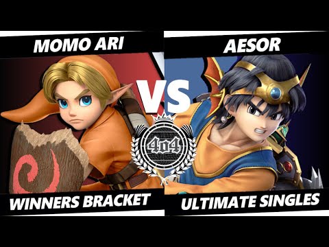 4o4 Smash Night 83 - DATA| Momo Ari (Young Link) vs BE|LS| Aesor (Hero) - Winners Round 2