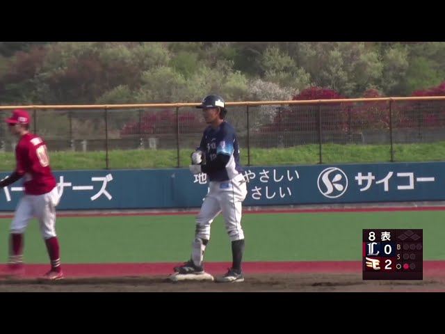【ファーム】ライオンズ・佐藤太陽 逆方向へ上手く運ぶタイムリーヒットで1点を返す!! 2025年4月27日 東北楽天ゴールデンイーグルス 対 埼玉西武ライオンズ