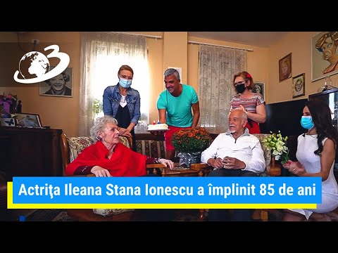 La mulţi ani, Ileana Stana Ionescu! Actriţa a împlinit 85 de ani