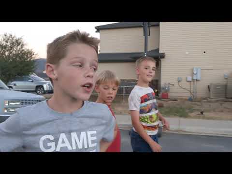 me joshua and his brother are racing me and I win🤣