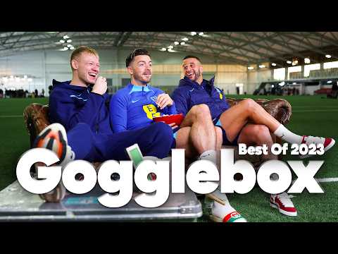 HILARIOUS Grealish, Ramsdale & Walker Look Back The Best Moments Of 2023 | Gogglebox | England