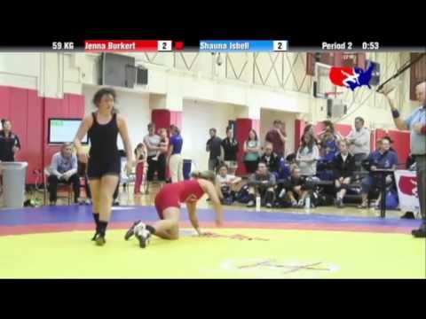 WM 59 KG - Jenna Burkert (NYAC) vs. Shauna Isbell (Lindenwood)