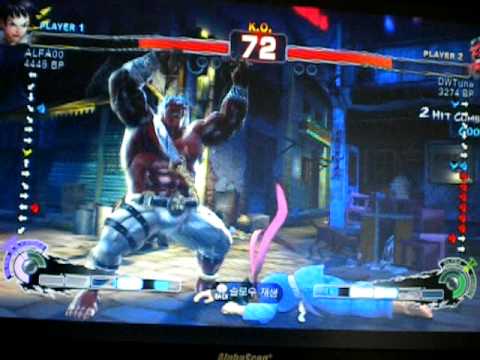 SSF4- DWTuna(Hakan) vs Makoto on XBOX360 LIVE 06-11