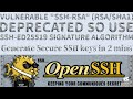 Generate Secure SSH Keys In 2 Mins Ssh Rsa Deprecated So Use Ssh Ed25519 Signature Algorithm