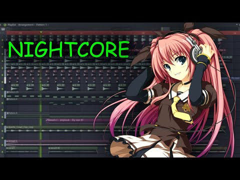 i made a nightcore song but actually from scratch