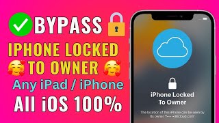 iPad / iPhone Locked To Owner How To Bypass | 100% Working All iOS Supported |Bypass iCloud Lock 🔐