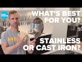 Stainless Steel Frying Pan vs Cast Iron Skillets? What's best for you!