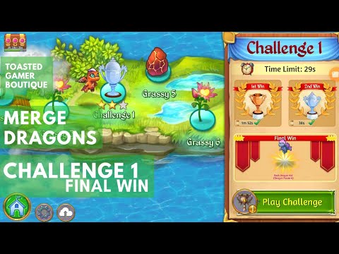 Merge Dragons Challenge 1 • 27s on Final Win ☆☆☆